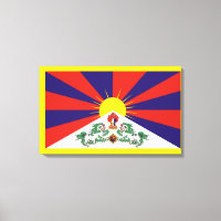 Tibet-Fahne - Snow-Lion-Flagge