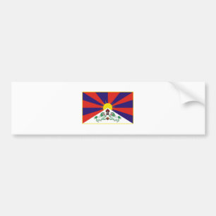 Tibet-Flagge Autoaufkleber