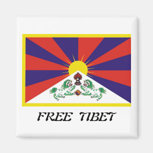 Tibet-Flagge Magnet
