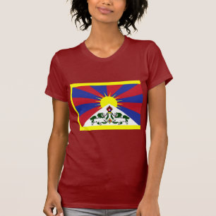 Tibet-Flagge T-Shirt