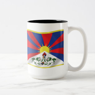 Tibet Flagge Tasse