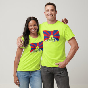 Tibet-Flaggen-Shirt T-Shirt