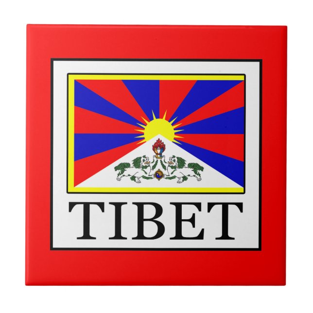 Tibet Fliese (Vorderseite)
