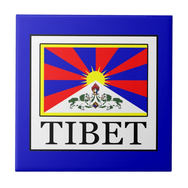 Tibet Fliese (Vorderseite)