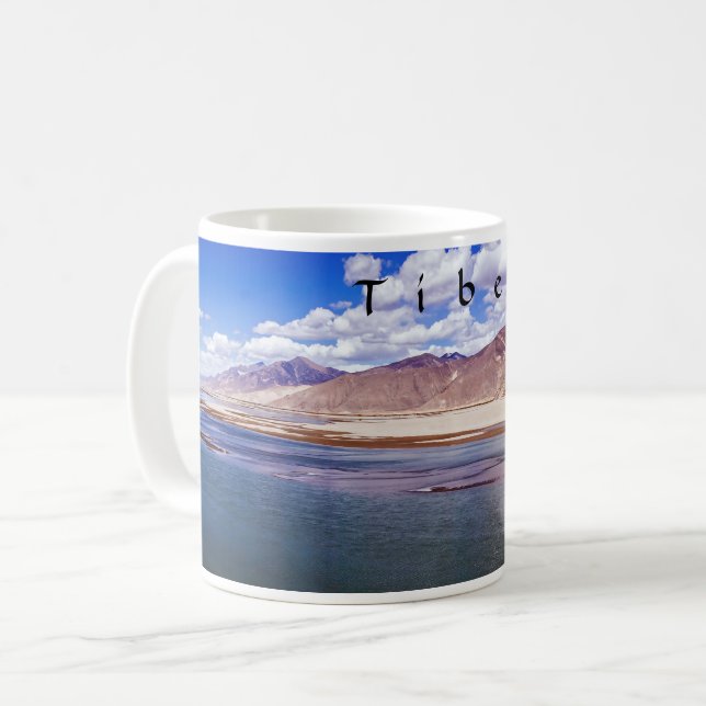 Tibet - Fluss Brahmaputra Kaffeetasse (Vorderseite Links)