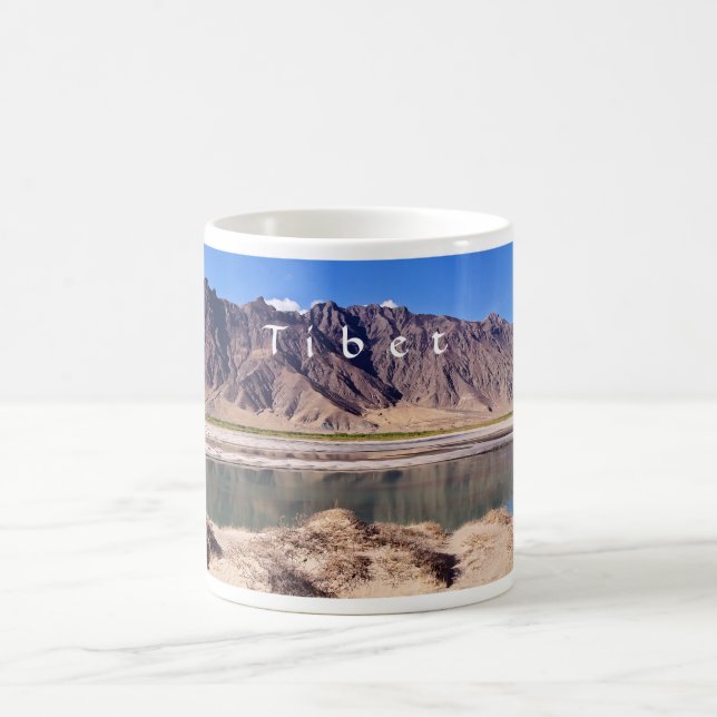 Tibet - Fluss Brahmaputra Kaffeetasse (Mittel)