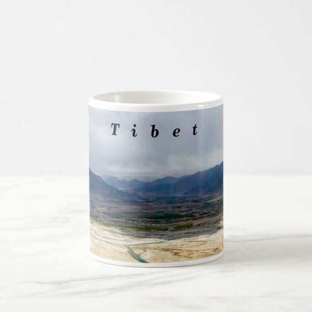 Tibet - Fluss Lhasa Kaffeetasse (Mittel)