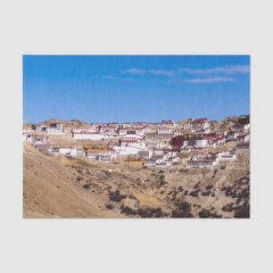 Tibet - Ganden-Buddhistenkloster Seidenpapier