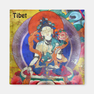 Tibet - Heruka Buddha, Alt (Kühlschrankmagnet) Magnet