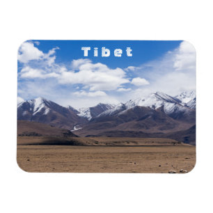 Tibet, Himalaja - Malerische Berglandschaft Magnet