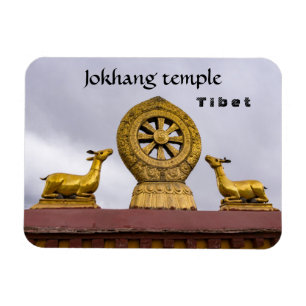 Tibet, Lhasa - Dharmarad in Jokhang-Tempel Magnet