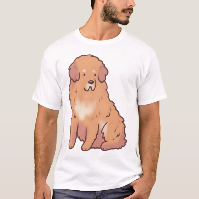 Tibet-Mastiff-Hund Magie T-Shirt (Vorderseite)