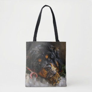 Tibet-Mastiff-Hund Weihnachtsfestlich