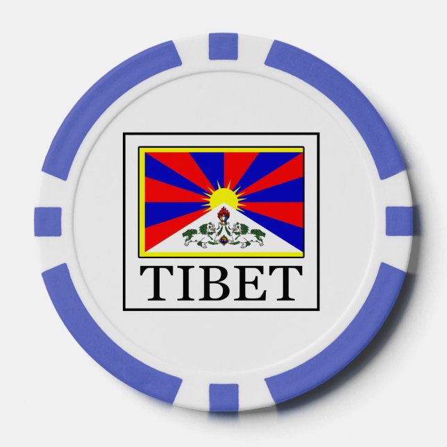 Tibet Pokerchips (Vorderseite)