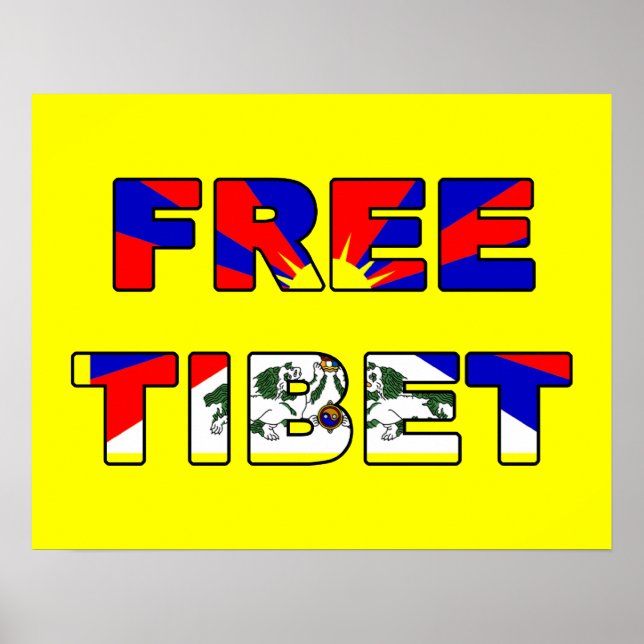 Tibet-Poster Poster (Vorne)