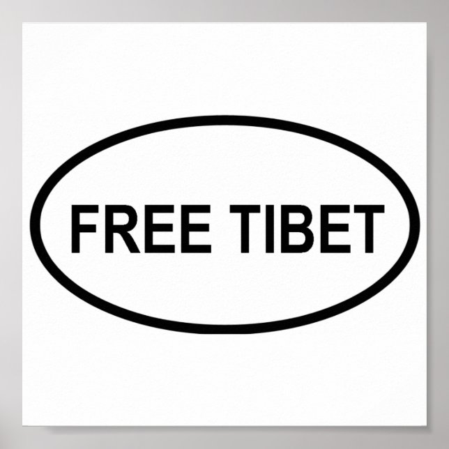Tibet-Poster Poster (Vorne)