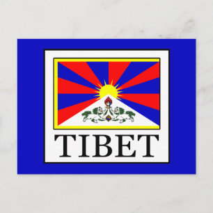 Tibet Postkarte