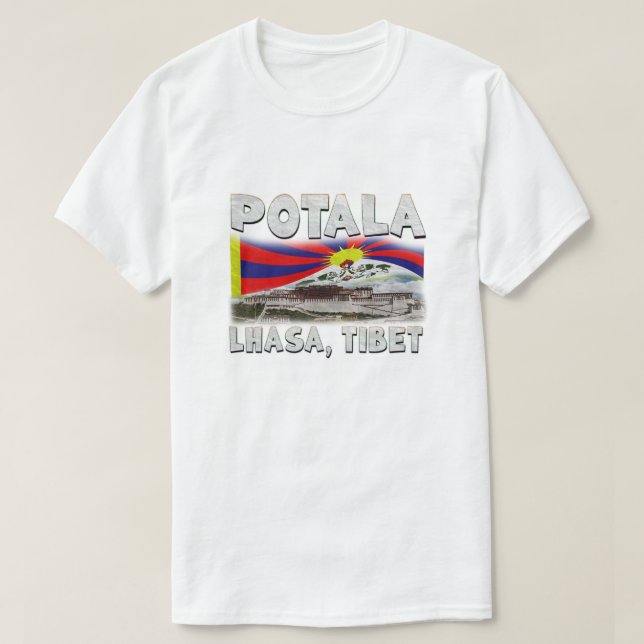 Tibet Potala Lhasa T-Shirt (Design vorne)