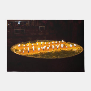 Tibet - Ritual-Butterlampe Fußmatte