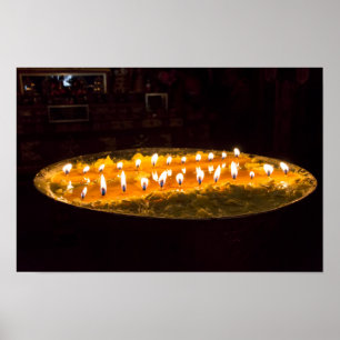 Tibet - Rituale Butterlampe Poster