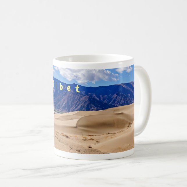 Tibet - Sanddünen Kaffeetasse (VorderseiteRechts)