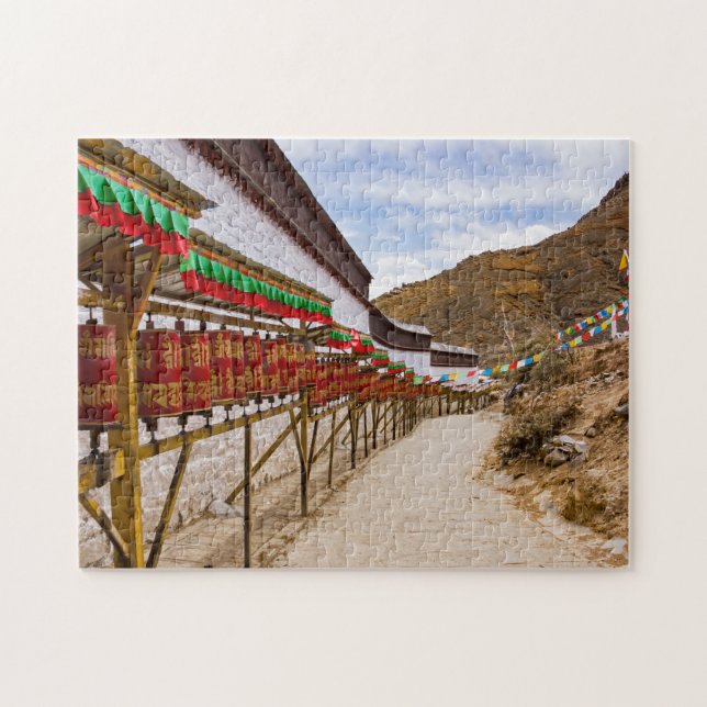 Tibet, Shigatse - Kloster Tashilumpo Puzzle (Horizontal)