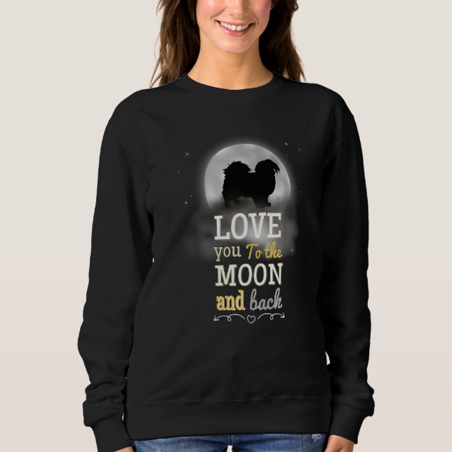 Tibet-Spaniel-Hund Rasse  3 Sweatshirt (Vorderseite)