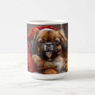 Tibet-Spaniel-Hund Weihnachtsfest Kaffeetasse