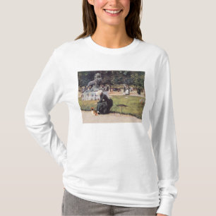 Tibet-Spaniel im Park T-Shirt