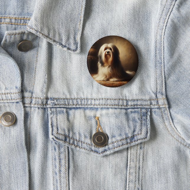 Tibet-Terrier Button (Beispiel)