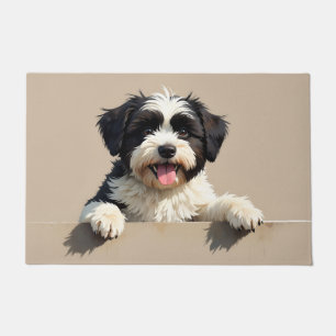 Tibet Terrier Fußmatten Kunst Fußmatte