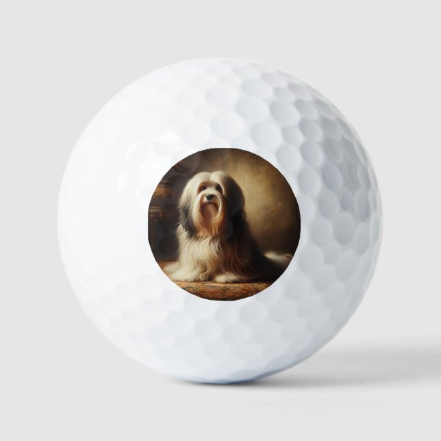 Tibet-Terrier Golfball (Vorderseite)