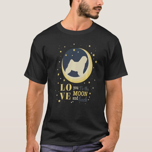 Tibet Terrier Hunderasse T-Shirt (Vorderseite)