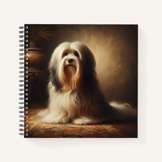 Tibet-Terrier Notizbuch (Vorderseite)