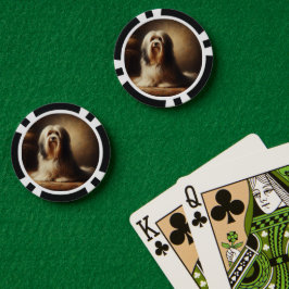 Tibet-Terrier Pokerchips