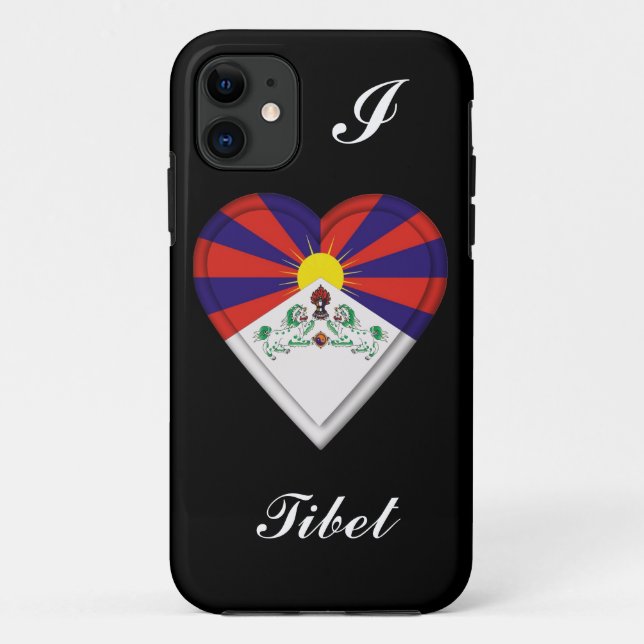 Tibet-Tibetanerflagge Case-Mate iPhone Hülle (Rückseite)
