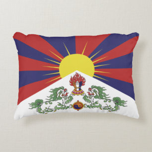 Tibet & Tibetische Flag Schlafzimmermode / Himalay Dekokissen