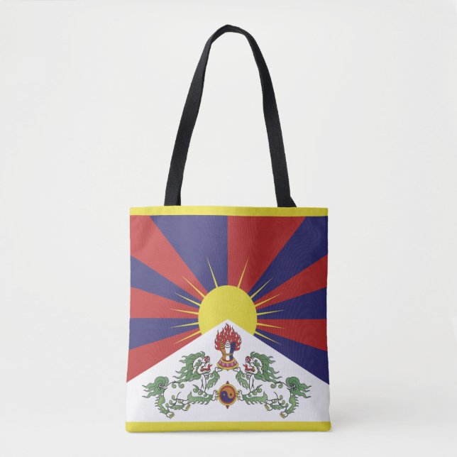 Tibet und tibetische Flag Reisemode / Himalaya (Vorderseite)