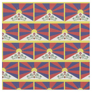 Tibet und tibetische Flaggenfabrik / Himalaya Stoff