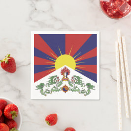 Tibet und Tibetische Flaggenreisen Party / Himalay Serviette