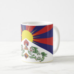 Tibet und Tibetisches Party für Flaggenreisen / Hi Kaffeetasse