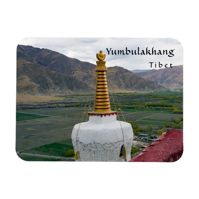 Tibet - Yumbulakhang-Palast Magnet (Horizontal)