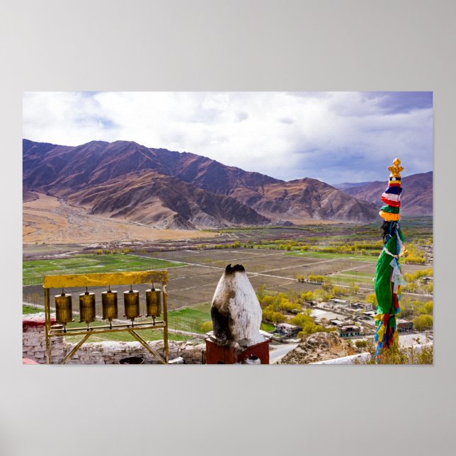 Tibet - Yumbulakhang-Palast Poster (Vorne)