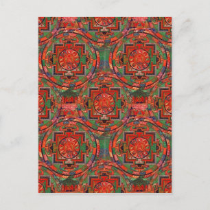Tibetan Mandala Postcard Postkarte