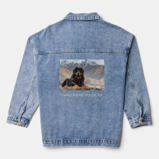 Tibetan Mastiff Denim Jacket Jeansjacke