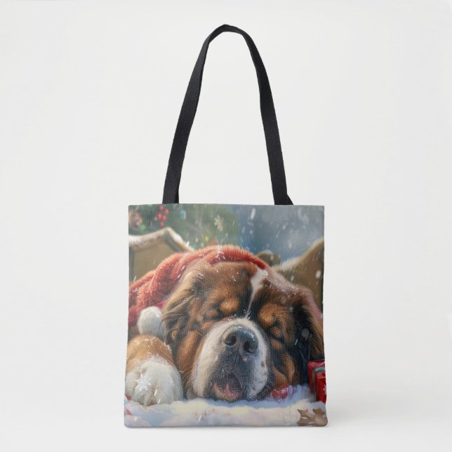 Tibetan Mastiff Dog Weihnachtsfest (Vorderseite)