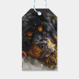 Tibetan Mastiff Dog Weihnachtsfest Geschenkanhänger