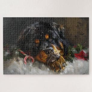 Tibetan Mastiff Dog Weihnachtsfest Puzzle