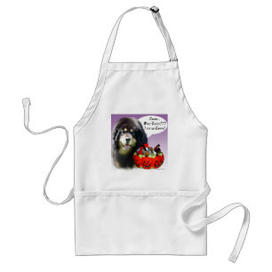 Tibetan Mastiff Halloween Candy Schürze
