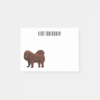 Tibetan Mastiff Hunde Cartoon Illustration